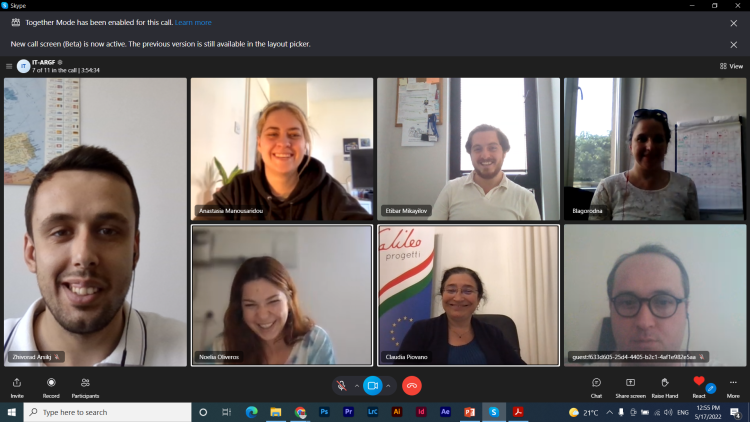 The Kick-off meeting of the project “Innovative Training – Augmented Reality for Green Food” IT-ARGFroject on May 17th 2022