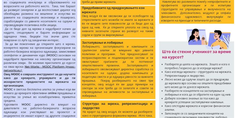 Леток – MOOC (голем отворен онлајн курс) – проект Net-Works