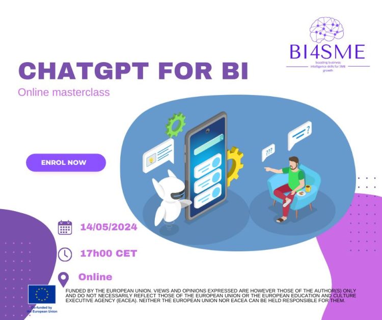 Oнлајн предавање на тема “Напредна бизнис интелигенција: Користење ChatGPT за бизнис интелигенција