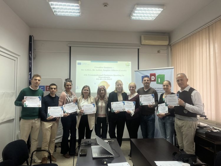 Транснационален Проектен состанок во рамки на проектот “Creative Seniors – CreaS”